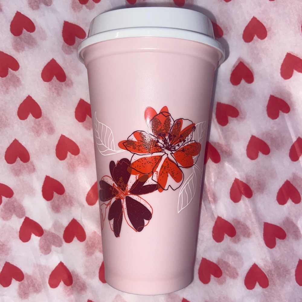 Valentine’s Day Starbucks reusable hot cup!